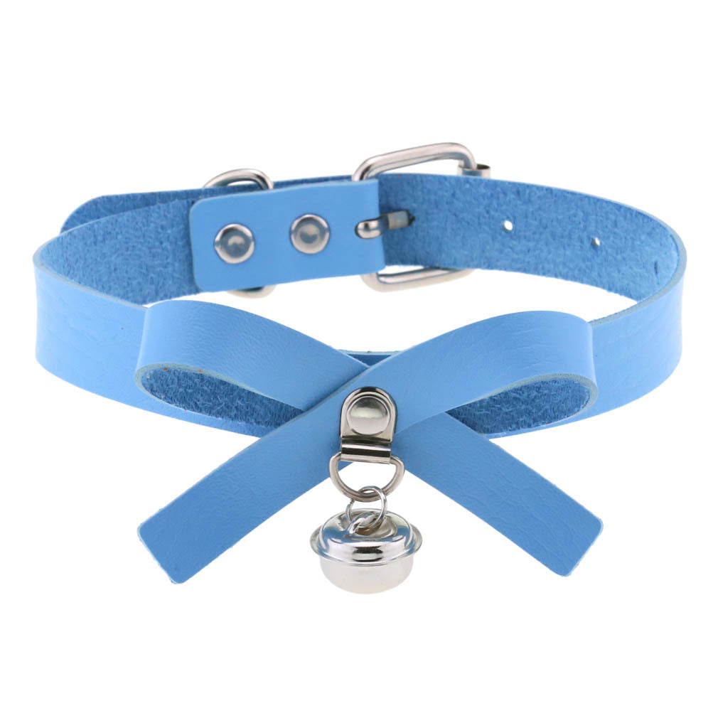 Punk Soft Graceful Bow Neckband Sexy Clang Collar
