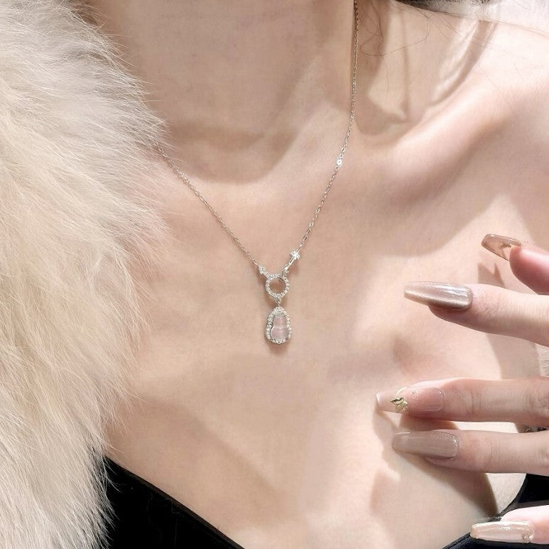 Chinese Style Gourd Light Luxury Minority Design Advanced Clavicle Chain Pendants