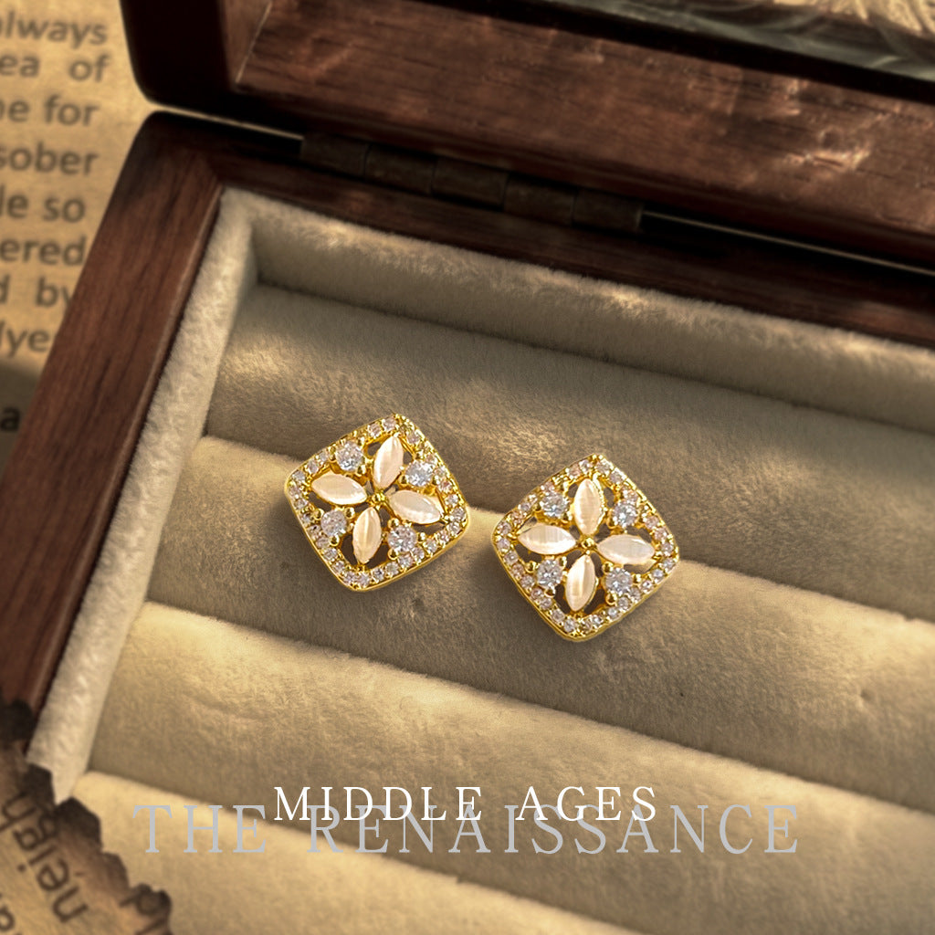 Women's Stone Ear Collection Temperament Commute Affordable Stud Earrings