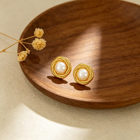 Pearl French Style Retro Affordable Luxury Niche Design Earrings