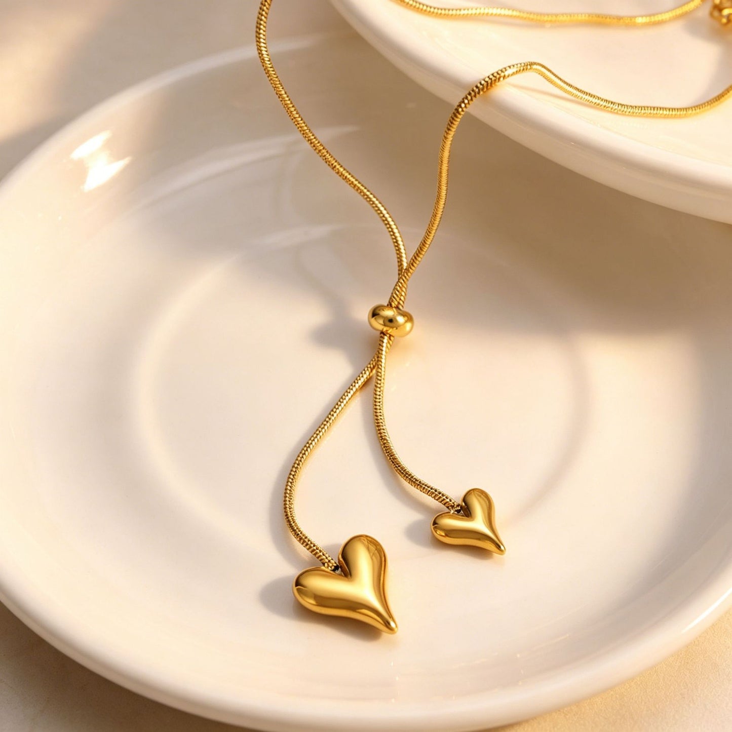 Drawable Heart Personalized Sweet Stainless Steel Necklace