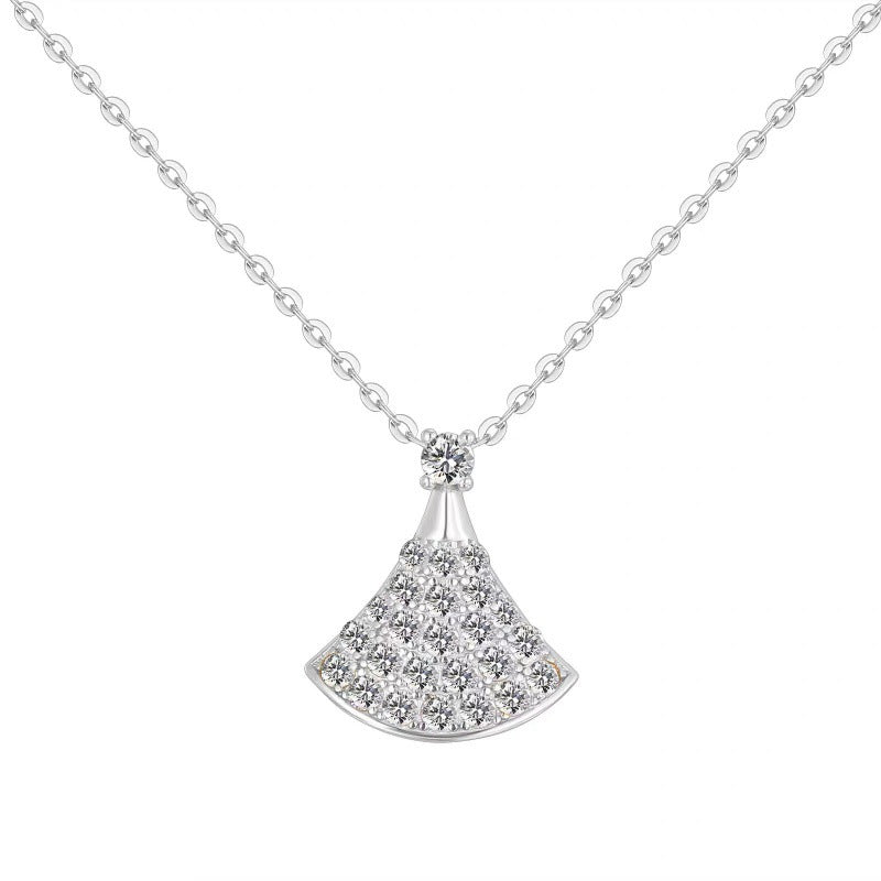 Women's Inlaid Small Skirt For Refined Grace Niche High-grade Necklaces