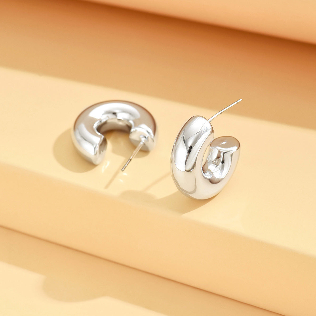 Women's High-grade Seaside Vacation Style Geometric Exaggerated Earrings