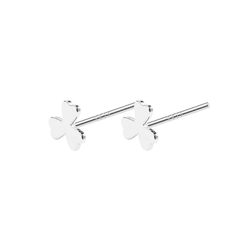 Women's Clover Trendy Mini Three-leaf Flower Korean Earrings