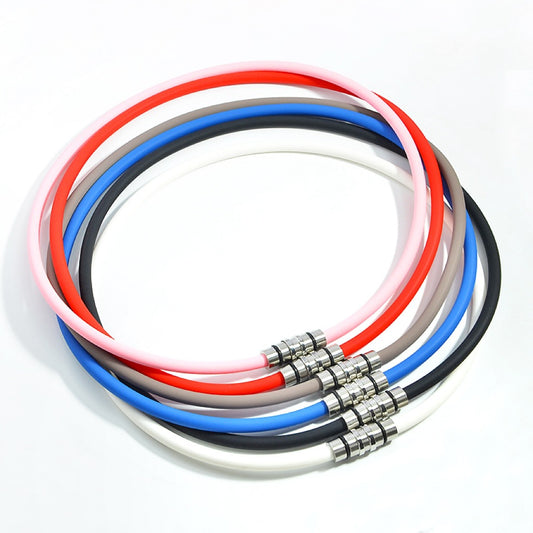 Women's & Men's Anion Collar Energy Balance Magnetic Snap Outdoor Necklaces
