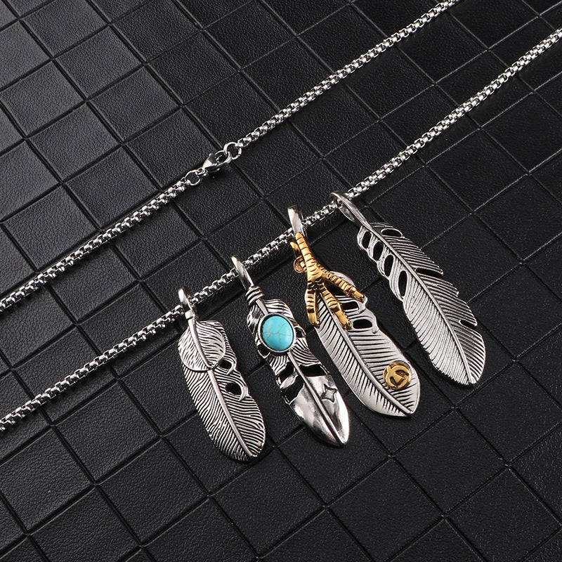 Men's Pcs Set Simple Hip Hop Long Necklaces