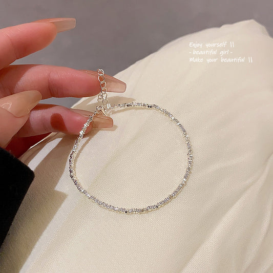 Small Pieces Of Sier Female Light Luxury Bracelets