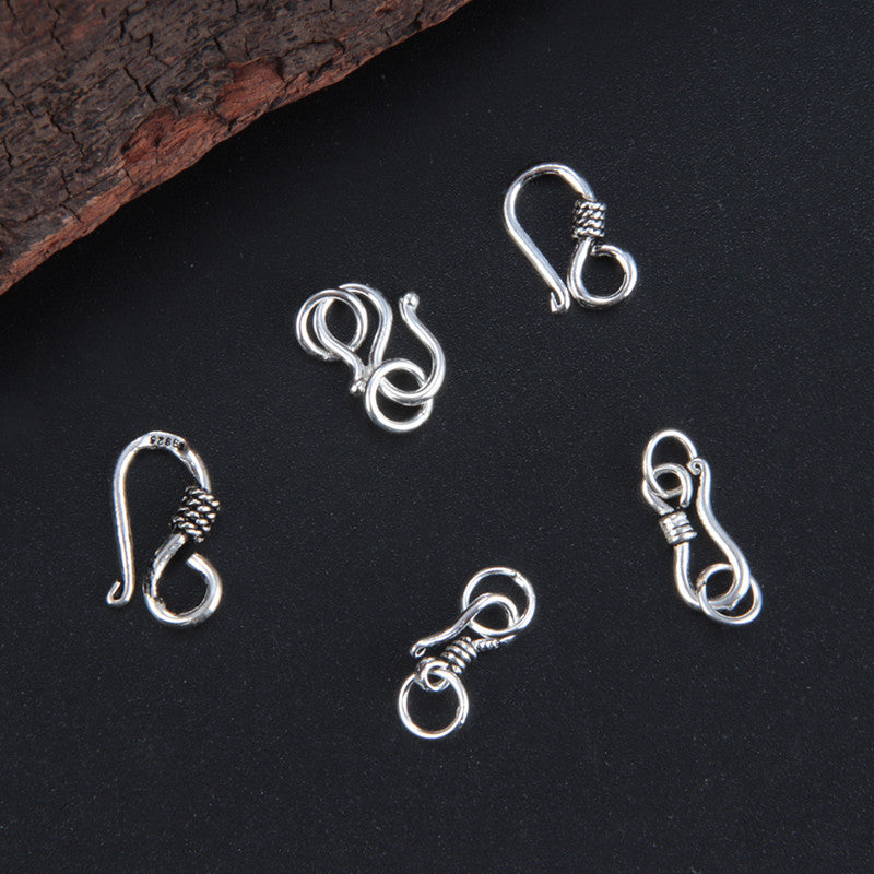 Sier Hook Buckle Sub Vintage Thai Jewelry Accessories