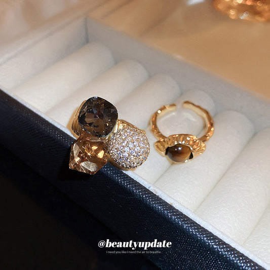 Retro High Sense Index Finger Temperamental Rings