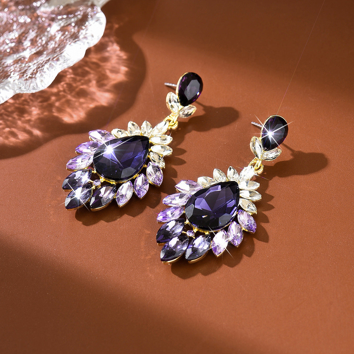 Water Drop Light Luxury High-grade Ear Earrings
