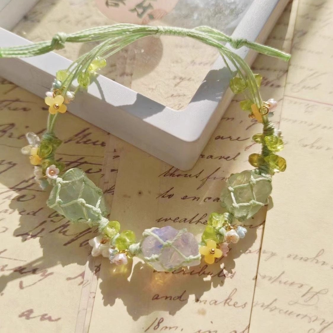Small Butterfly Hand-woven Good-looking Sweet Summer Exquisite Carrying Bracelets