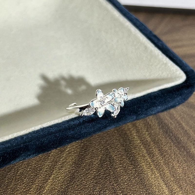 Light Luxury Open Female Fashion Sweet Cool Korean Version Index Ring