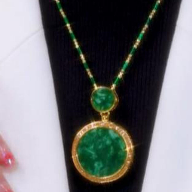 Jade Bamboo Graceful Fashionable Personalized Clothing Necklaces