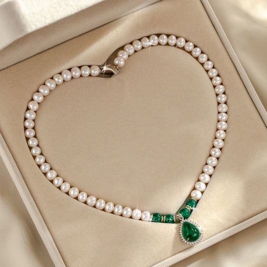 Day Gift Natural Freshwater Pearl Mother Style Birthday Necklace