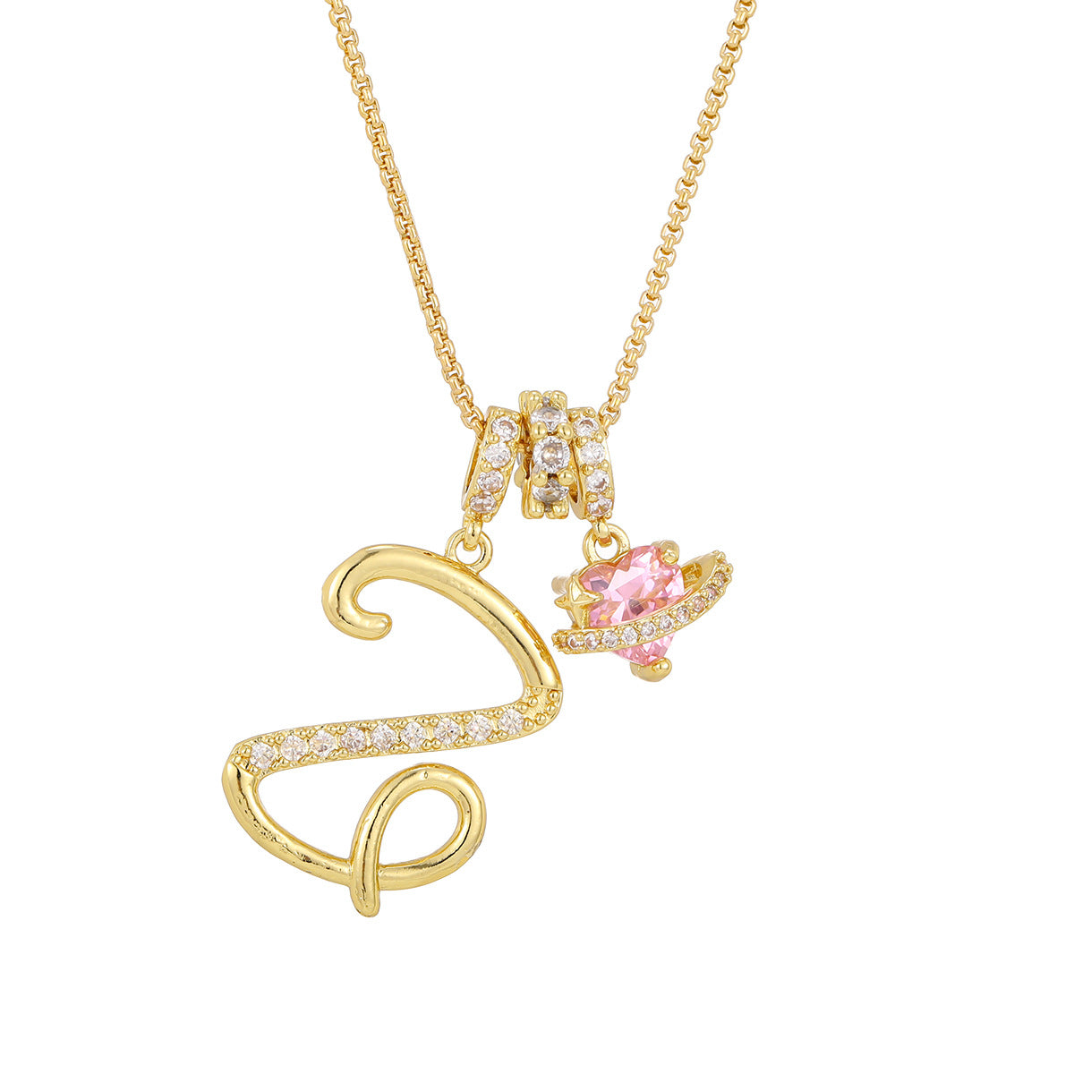 Dopamine English Letter Light Luxury Minority High Pendants