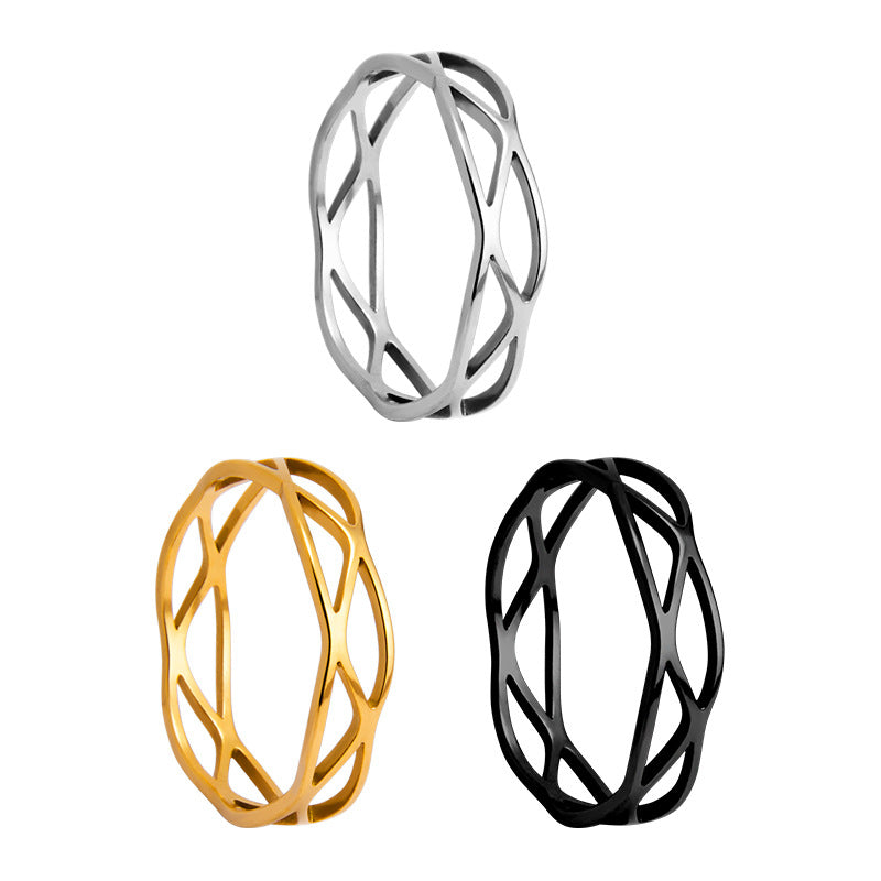 Simple Cross Shape Affordable Luxury Fashion Rings