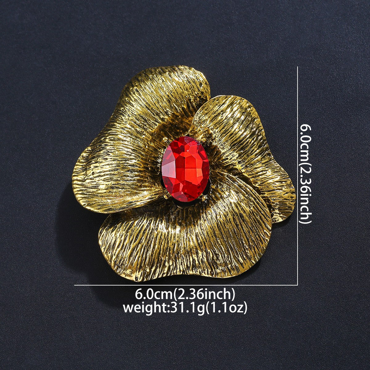 Women's & Men's Elegant Brooch Alloy Rhinestone Niche Design Business Corsage Brooches