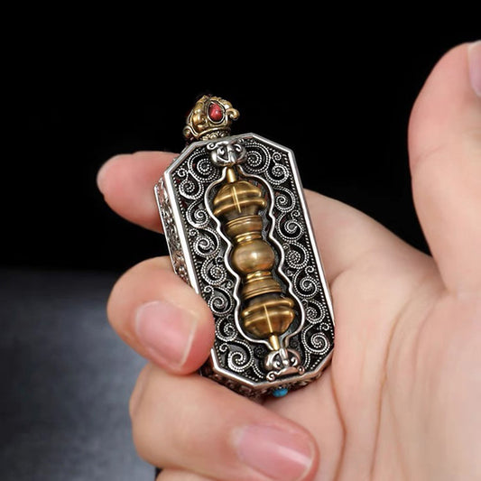 Pattern Square Plate Niche For Statue Pendants