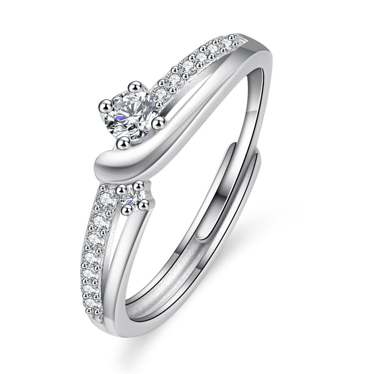 Fashion Romantic Love Open End Adjustable Sweet Rings