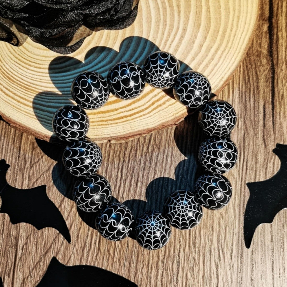 Halloween Dark Style Personalized Skull Beaded Bracelets