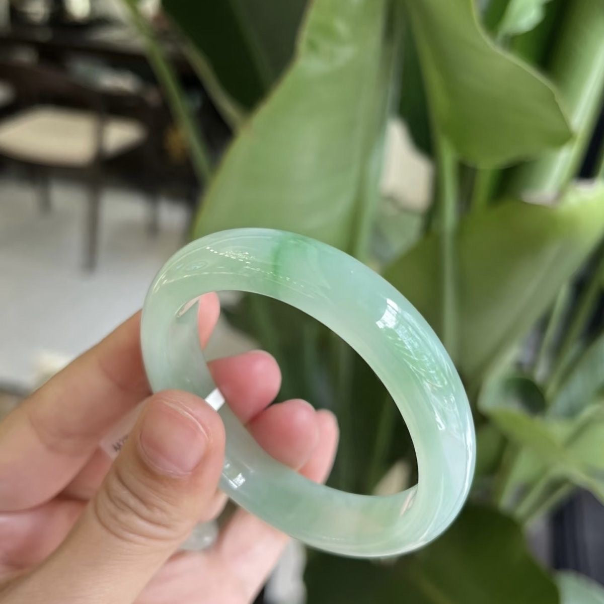 Thin Round Beauty Don't Know Spring Green Natural Bracelets
