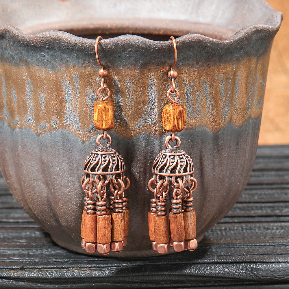 Attractive Antique Bohemian Ethnic Style Handmade Earrings
