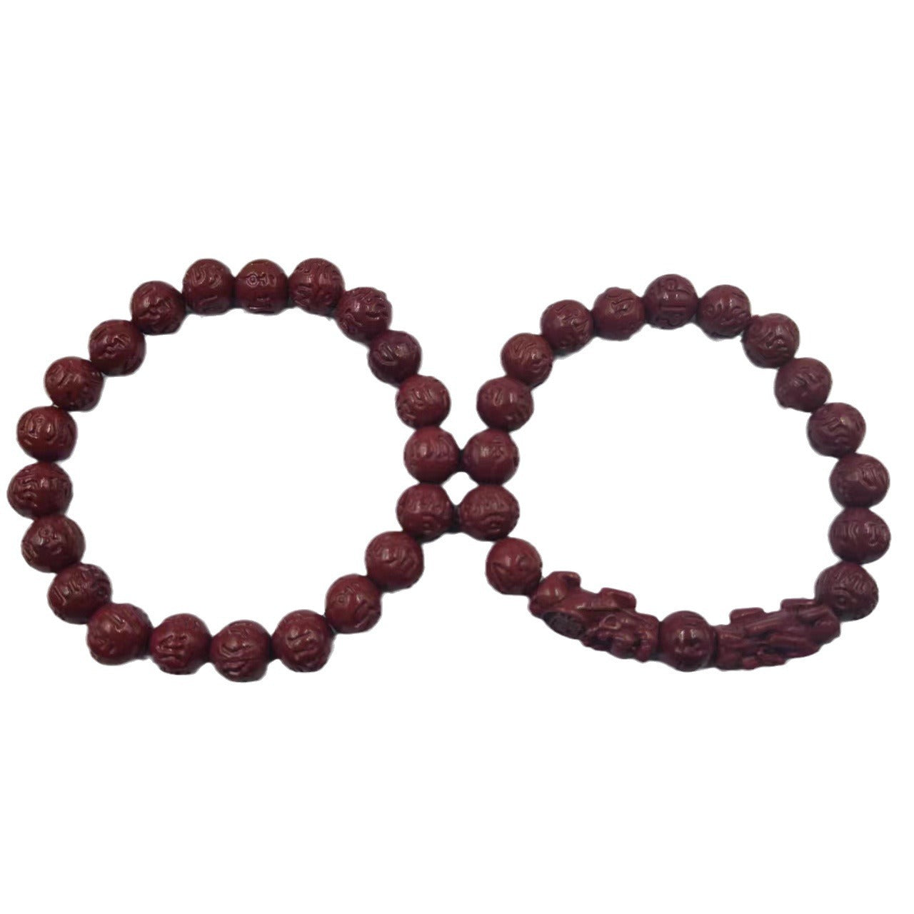 Purple Gold Sand Six Words Mantra Bracelet