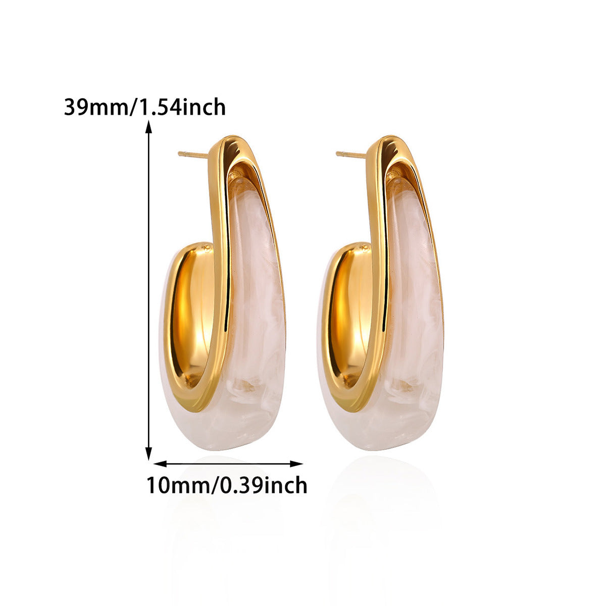 Women's Coffee Color For Light Luxury Temperament High Sense Earrings