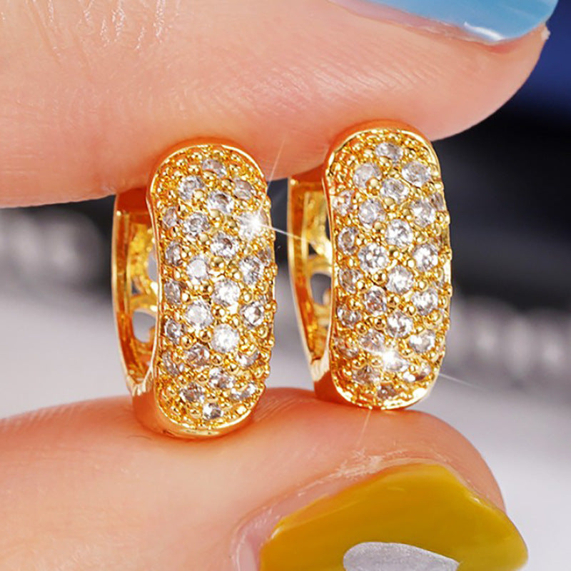 Style Hollow Design Vine Exquisite Ear Earrings