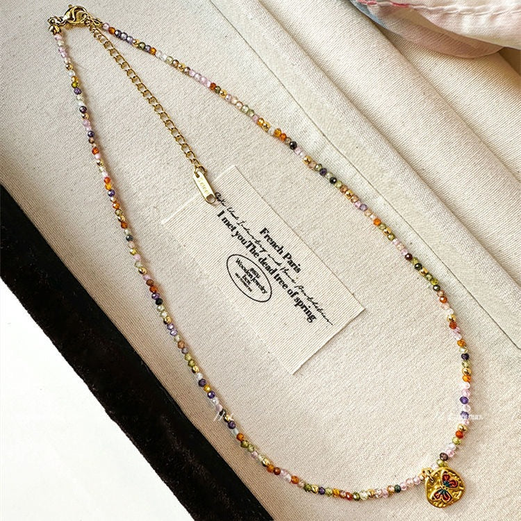 Water Drop Retro Design Temperament Entry Necklaces