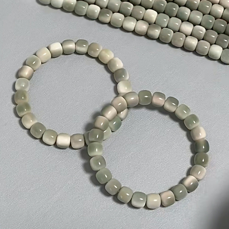 Women's & Men's Jade Bodhi Pieces Buddha Beads Scattered Long Strip Crafts Bracelet