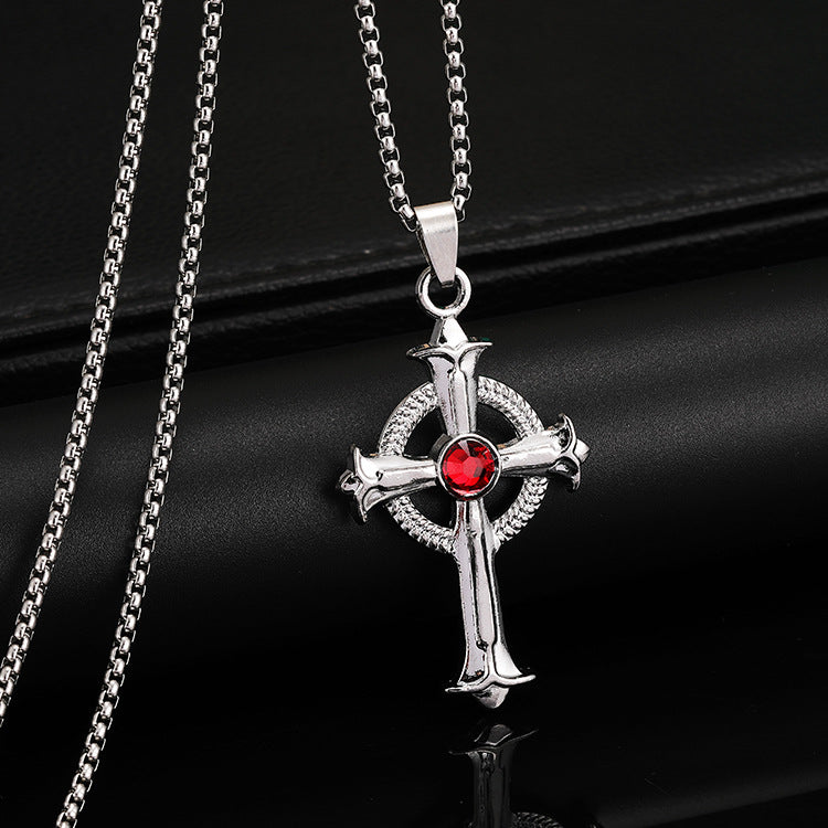 Women's & Men's Simplicity Long Gothic Vintage Stainless Steel Pendants