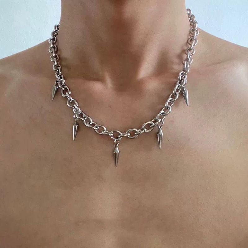 Hot Butterfly Leather Punk Rock Clavicle Collar