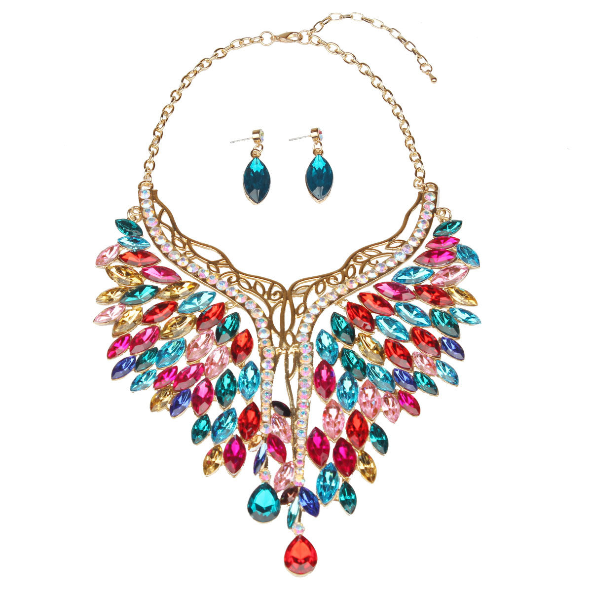 Women's Splendid Diamond Big Dress Banquet Fashion Earrings