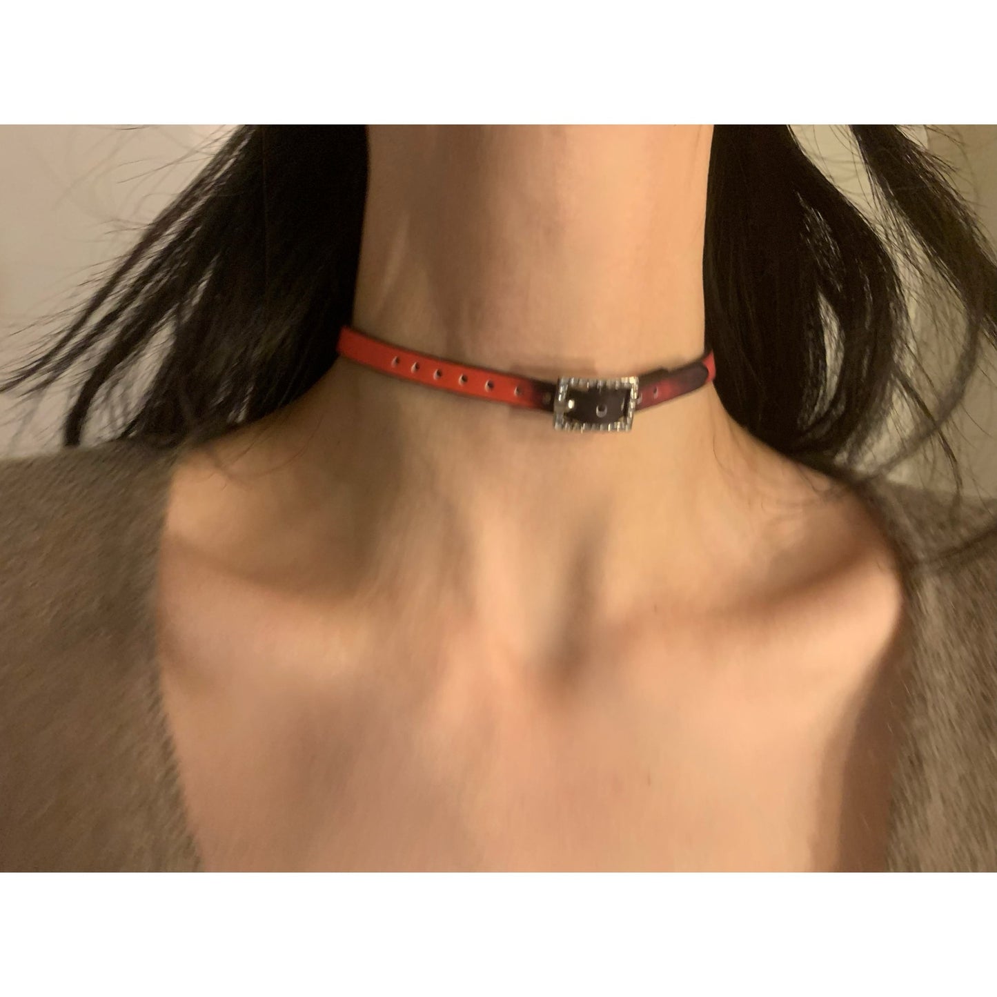 Women's Hot Style Soft Leather High-grade Sweet Collar