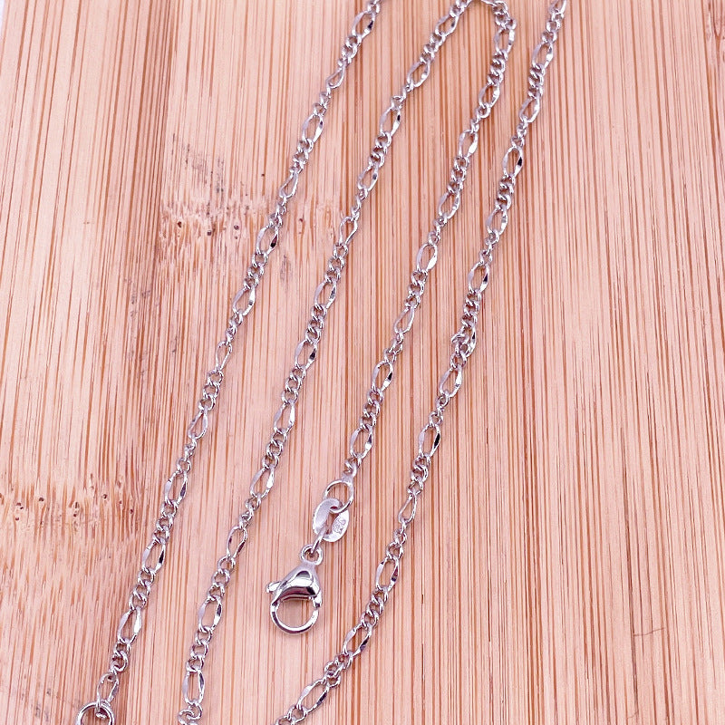 Gold-plated Color Retention Son Mother Twisted Chain Niche Necklace