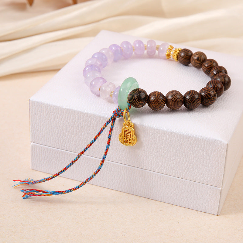 Graceful Crystal Super Moonstone Couple Girlfriends Bracelet