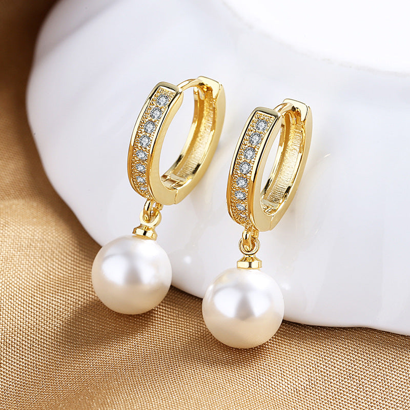 Women's Temperament Korean Style Simple Fresh Sweet Vintage Earrings