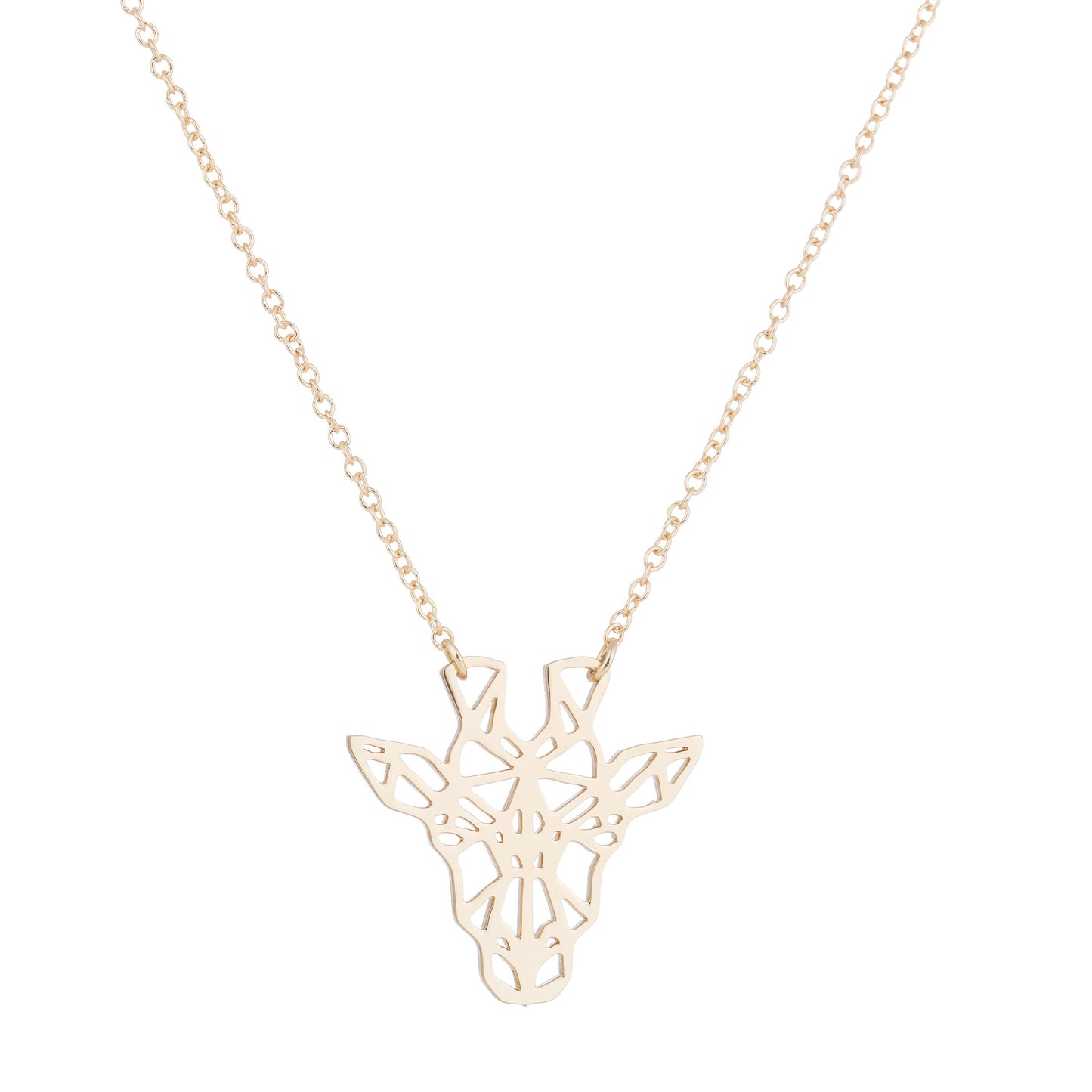 Women's Stainless Steel Origami Simple Small Animal Necklaces