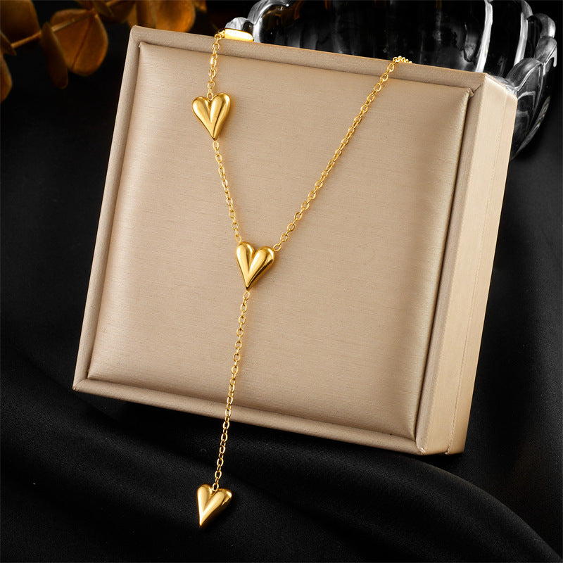 Women's Sun Cross Stainless Steel Fashion Personality Design Necklace