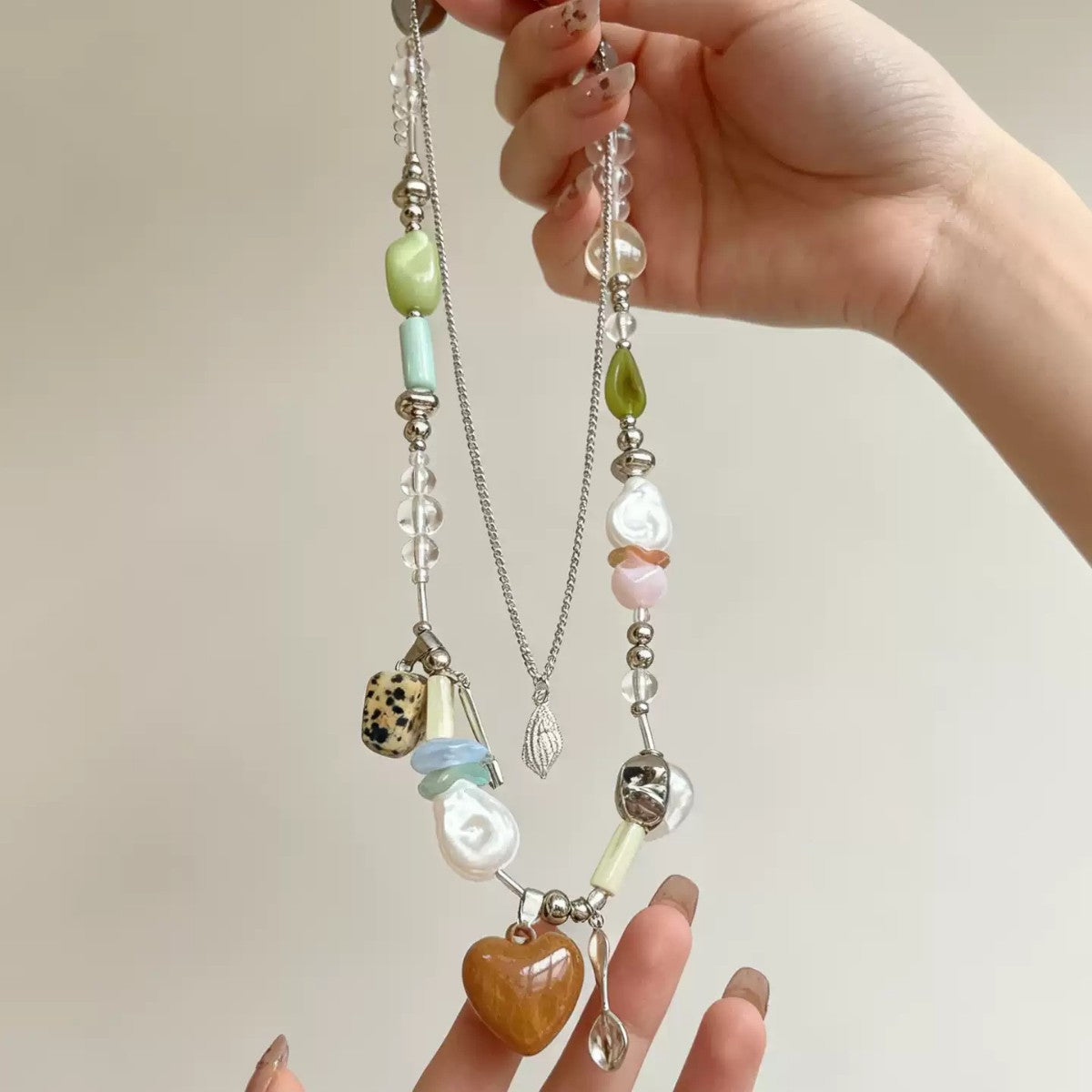 Women's Niche High Sense Twin Vacation Clavicle Chain Necklace