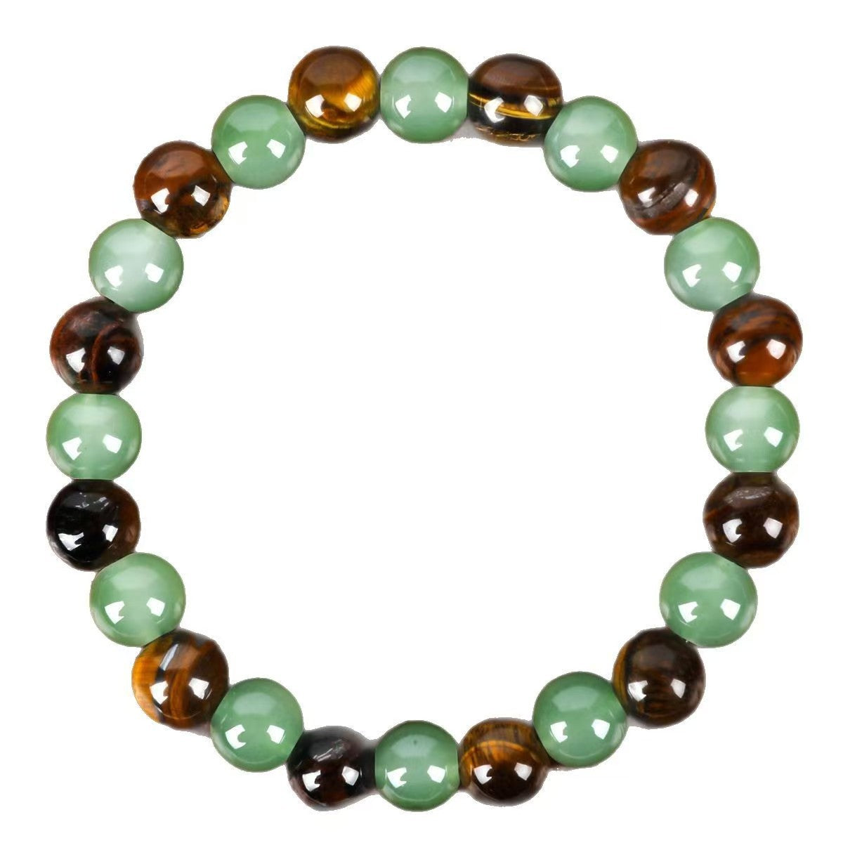 Green Aventurine Natural Stone Lucky Fortune Mixed Bracelet