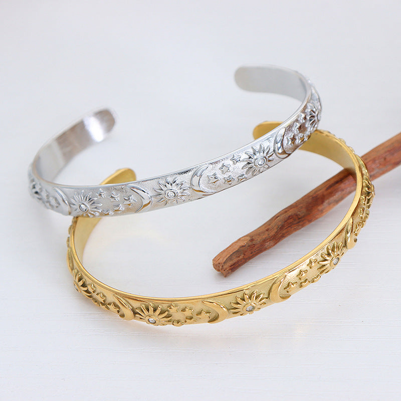 Style Elegant Graceful Minority Fashion Embossed Jewelry Set