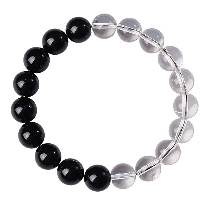 Women's & Men's White Crystal High-grade Hydrating Lucky Horse Gift For Bracelets
