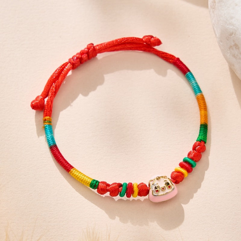Children's Dragon Boat Festival Colorful Rope Hand-woven May Line Bracelets