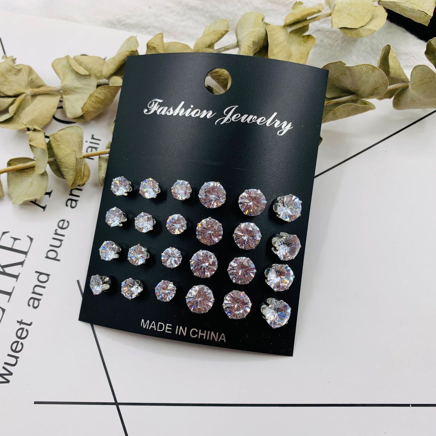 Innovative Simple Elegant Zircon Rhinestones Rhinestone Earrings