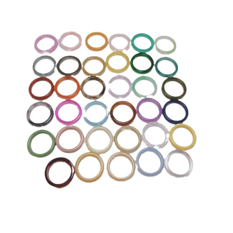 Female Single Material Sticky Accessory International Trade City Ring