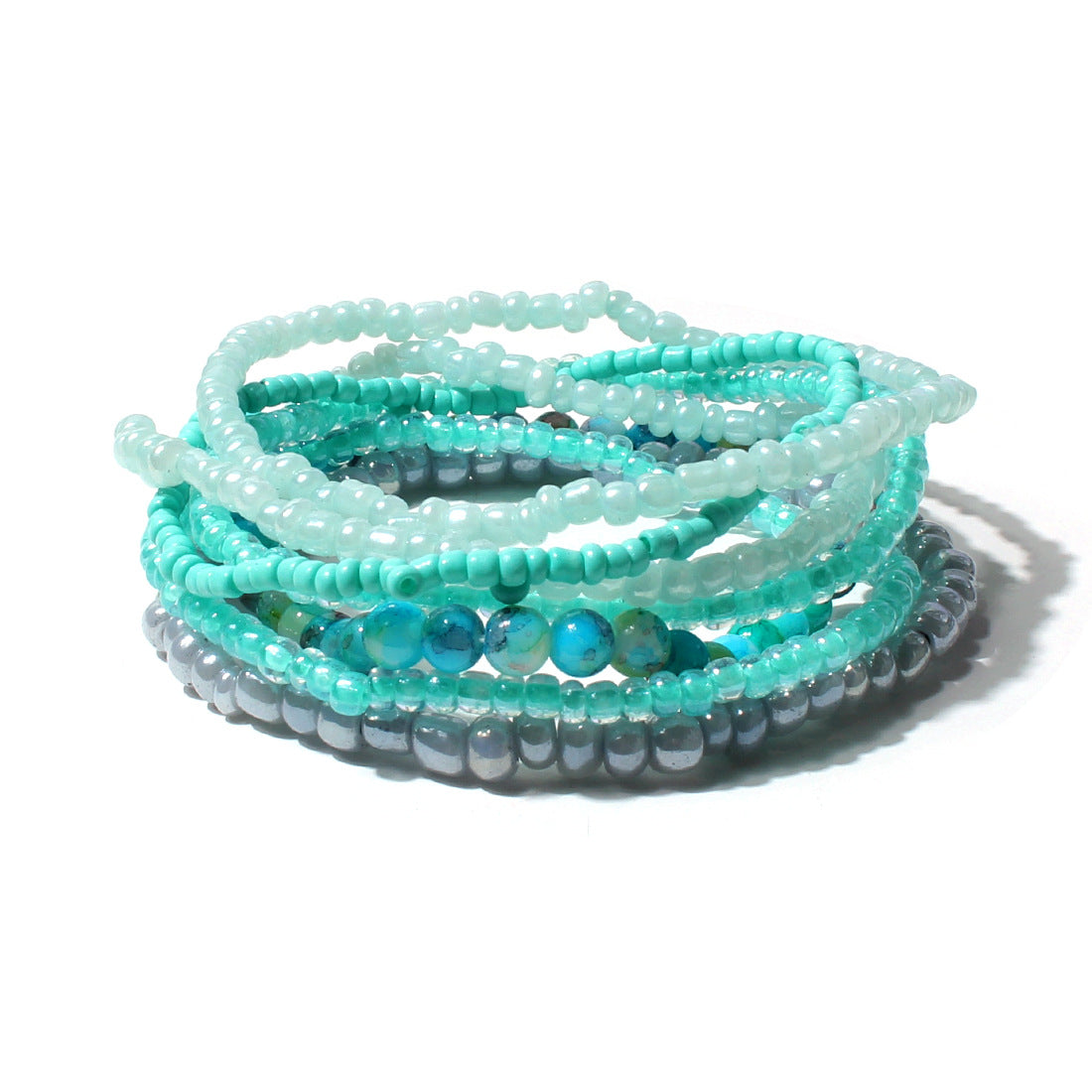 Bohemian Beaded Fashion Bead Mixed Color Bracelets