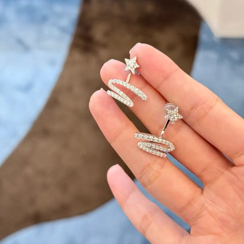 Star Ribbon Light Luxury Female Birthday Rings