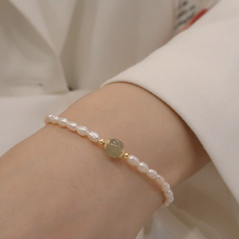 Baroque Female Niche Design Single Simple Bracelet